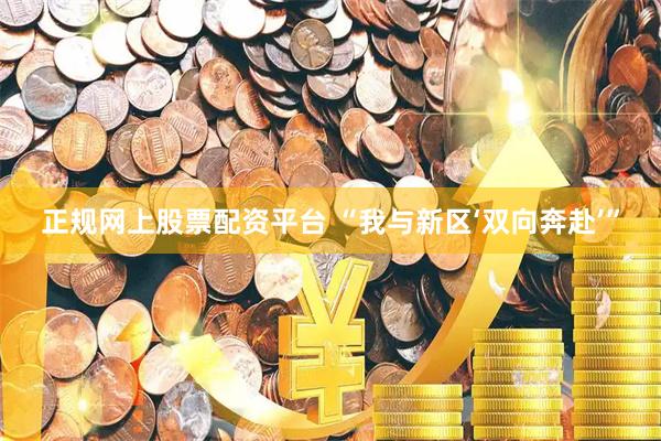 正规网上股票配资平台 “我与新区‘双向奔赴’”